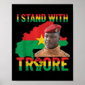 Afrika Verzet Thomas Sankara Burkina Faso Ibra Poster (Voorkant)