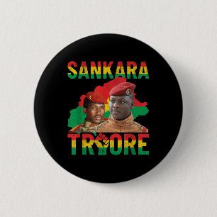 Afrika Verzet Thomas Sankara Burkina Faso Ibra Ronde Button 5,7 Cm
