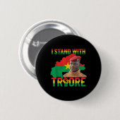 Afrika Verzet Thomas Sankara Burkina Faso Ibra Ronde Button 5,7 Cm (Voorkant /achterkant)