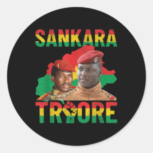 Afrika Verzet Thomas Sankara Burkina Faso Ibra Ronde Sticker