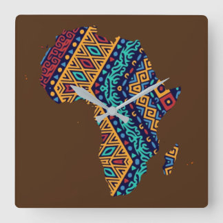 Afrika Vierkante Klok