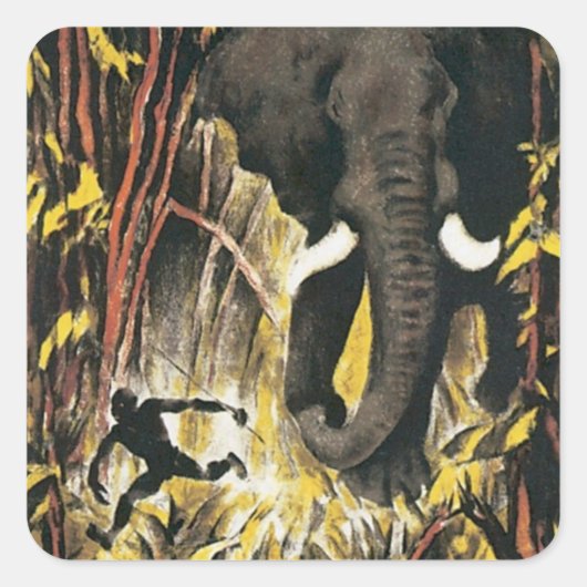  Afrika Vierkante Sticker (Voorkant)