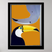 Afrika Vintage Reisposter Poster (Voorkant)