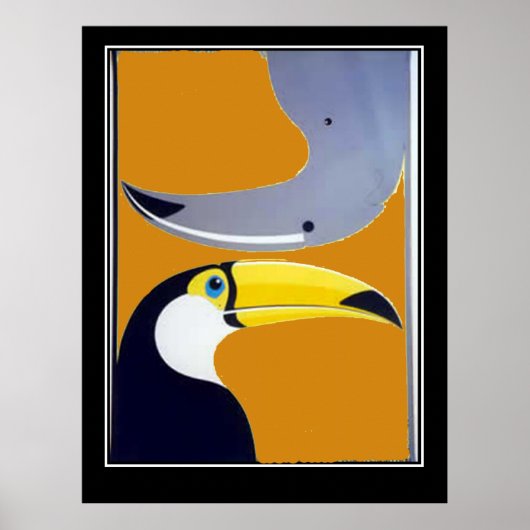 Afrika Vintage Reisposter Poster (Voorkant)