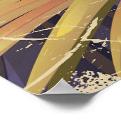 Afrika vintage reisposter print (Hoek)