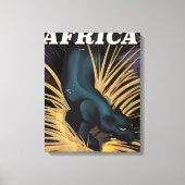 Afrika vintage reisposter print (Voorkant)