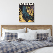 Afrika vintage reisposter print (Insitu (Slaapkamer))