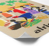 Afrika Vintage Travel Poster (Hoek)