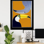 Afrika Vintage Travel poster (Thuiskantoor)