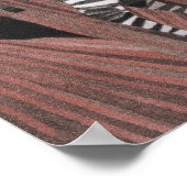 Afrika Vintage Travel Poster, Zebra Wall Art Poster (Hoek)