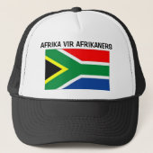AFRIKA VIR AFRIKANERS TRUCKER PET (Voorkant)