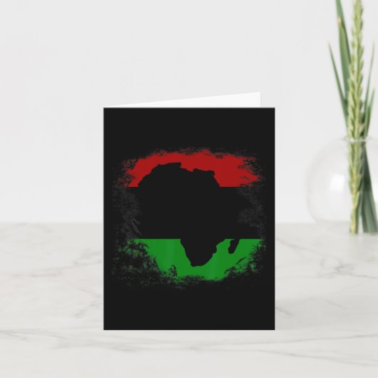 Afrika Vlag Afrikaans continent Kaart Pan-Afrika U (Voorkant)