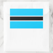 Afrika: vlag van Botswana Rechthoekige Sticker (Tas)