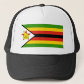 AFRIKA: VLAG VAN ZIMBABWE TRUCKER PET (Voorkant)