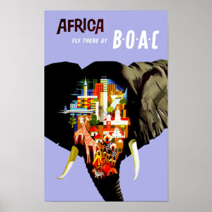 Afrika ~ Vliegen daar Poster