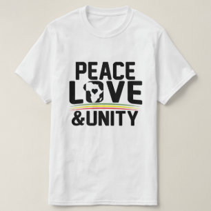 AFRIKA - VREDE, LOVE EN EENHEID T-SHIRT