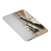 Afrika, West-Afrika, Ghana, Elmina. Canons gaurd Magneet (Rechterzijde)