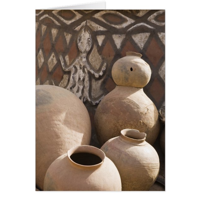 Afrika, West-Afrika, Ghana, Sirigu. Handgemaakt 2 (Voorkant)