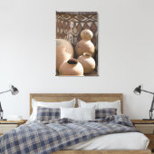 Afrika, West-Afrika, Ghana, Sirigu. Handgemaakt 2 Canvas Afdruk (Insitu (Slaapkamer))