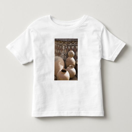 Afrika, West-Afrika, Ghana, Sirigu. Handgemaakt 2 Kinder Shirts (Voorkant)