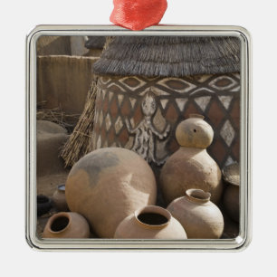 Afrika, West-Afrika, Ghana, Sirigu. Handgemaakt Metalen Ornament