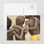Afrika, West-Afrika, Ghana, Yendi. Close-upopname Briefkaart (Voorkant / Achterkant)