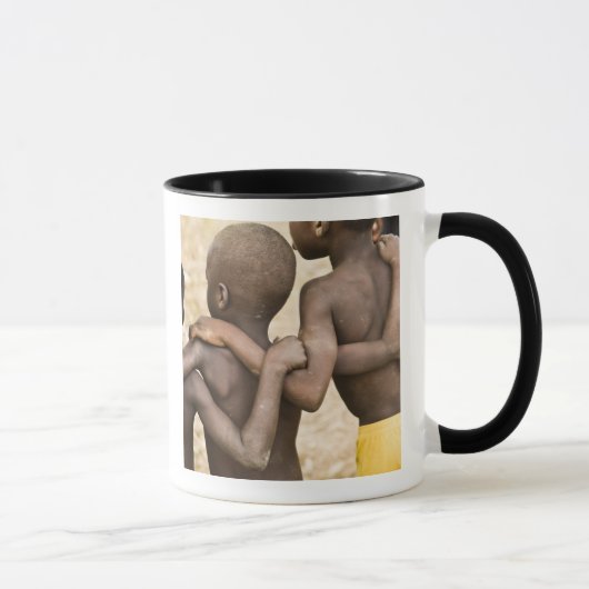 Afrika, West-Afrika, Ghana, Yendi. Close-upopname Mok (Rechts)