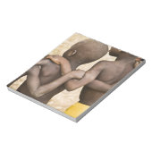 Afrika, West-Afrika, Ghana, Yendi. Close-upopname Notitieblok (Linkerzijde)