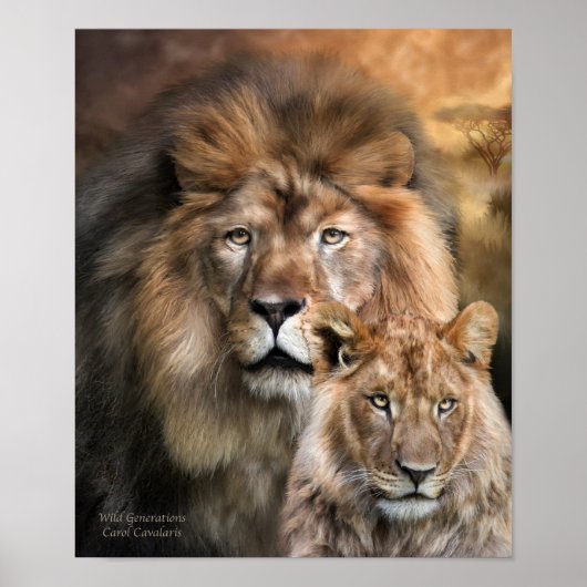 Afrika - Wilde Generaties Kunst Poster/Druk Poster (Voorkant)