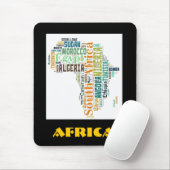 Afrika Woord; Kunst Muismat (Met muis)