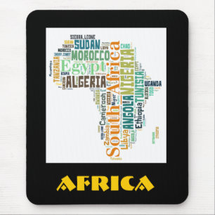 Afrika Woord; Kunst Muismat