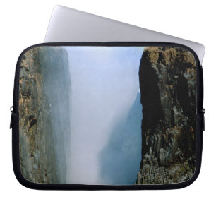 Afrika, Zambia, Nationaal Park Victoriawatervallen Laptop Sleeve