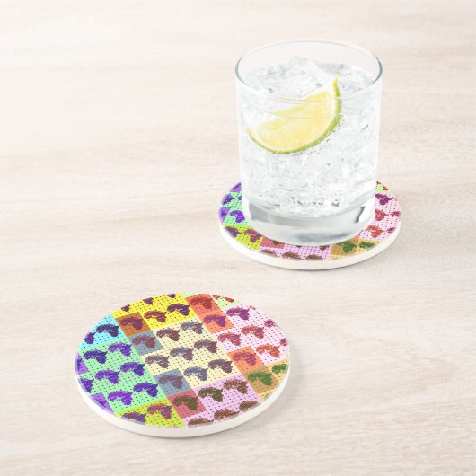 Afrika Zandsteen Onderzetter (Zijkant)