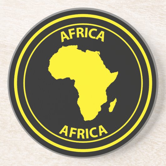 Afrika Zandsteen Onderzetter (Voorkant)