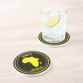 Afrika Zandsteen Onderzetter (Zijkant)
