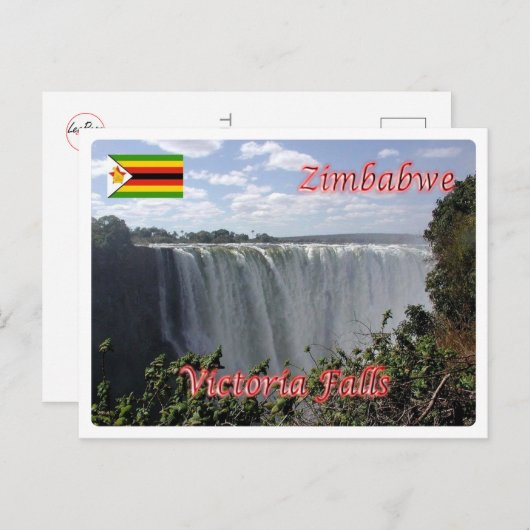 Afrika - Zimbabwe - Herfsten in Victoria Briefkaart (Voorkant / Achterkant)
