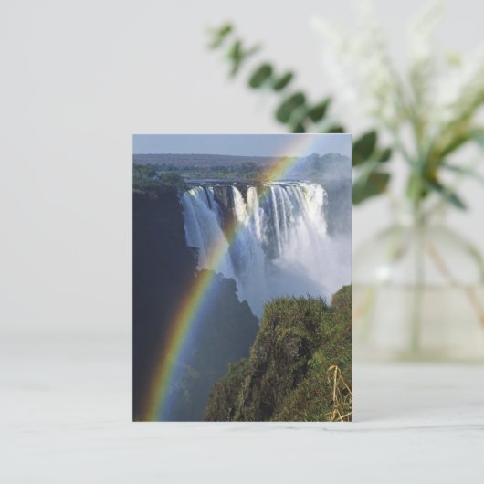 Afrika, Zimbabwe, Victoria-Herfsten Briefkaart (Staand voorkant)