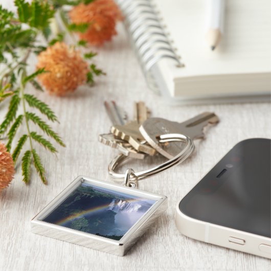 Afrika, Zimbabwe. Victoria Herfsten Sleutelhanger (Zijkant)