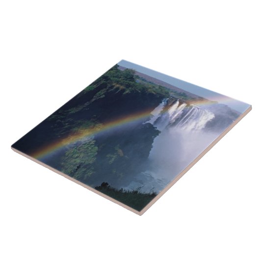 Afrika, Zimbabwe. Victoria Herfsten Tegeltje (Zijkant)