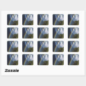 Afrika, Zimbabwe, Victoria-Herfsten Vierkante Sticker (Vel)