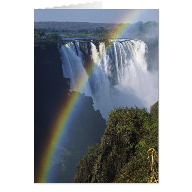 Afrika, Zimbabwe, Victoriawatervallen (Voorkant)