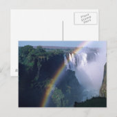Afrika, Zimbabwe. Victoriawatervallen Briefkaart (Voorkant / Achterkant)