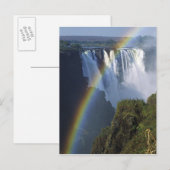 Afrika, Zimbabwe, Victoriawatervallen Briefkaart (Voorkant / Achterkant)