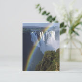 Afrika, Zimbabwe, Victoriawatervallen Briefkaart (Staand voorkant)