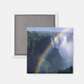 Afrika, Zimbabwe. Victoriawatervallen Magneet (Voorkant / Achterkant)
