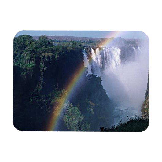 Afrika, Zimbabwe. Victoriawatervallen Magneet (Horizontaal)