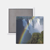 Afrika, Zimbabwe, Victoriawatervallen Magneet (Voorkant / Achterkant)