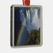 Afrika, Zimbabwe, Victoriawatervallen Metalen Ornament (Rechts)