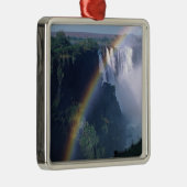 Afrika, Zimbabwe. Victoriawatervallen Metalen Ornament (Rechts)