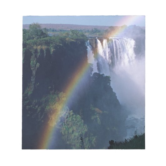 Afrika, Zimbabwe. Victoriawatervallen Notitieblok (Voorkant)